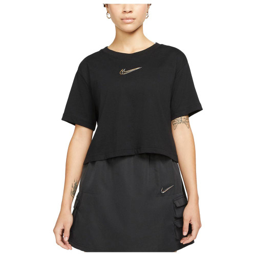 Nike Γυναικεία κοντομάνικη μπλούζα crop